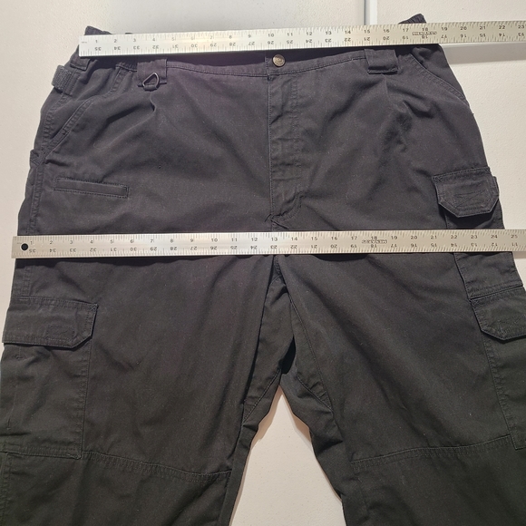 5.11 Tactical TacLite Pro Mens Size 40x32 Ripstop Pants Black 74273-019 - Picture 6 of 11